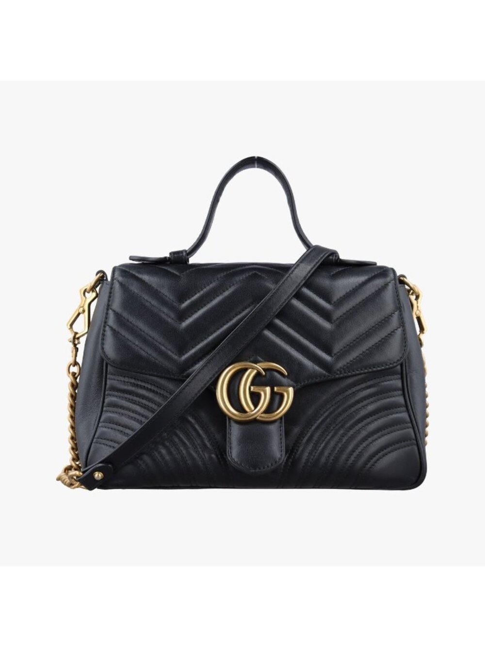Gucci GG Marmont Black Leather